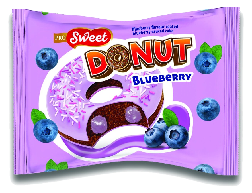 Donut myrtille